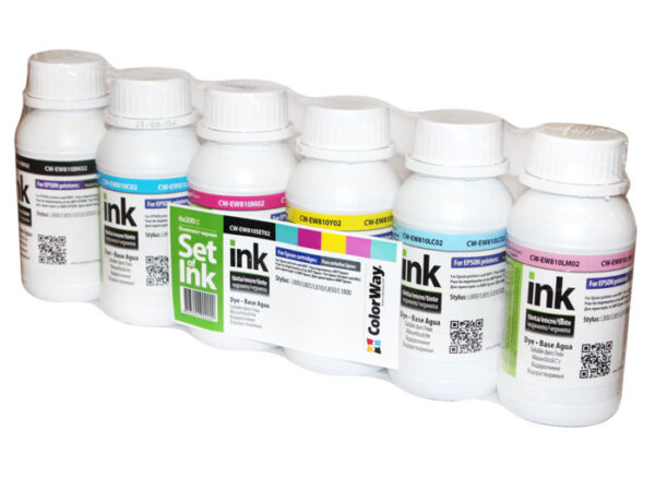 Комплект чорнил CW Epson L-800/810/850 (6x200мл) BK/С/M/LС/LM/Y (1)