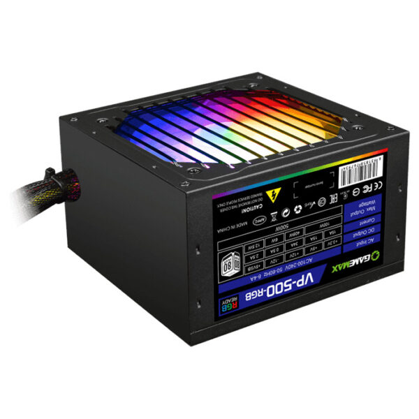 Блок живлення GameMax VP-500-RGB (500 Вт) (1)