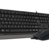 Комплект (клавіатура + миша) A4Tech F1010 Black/Grey USB (3)