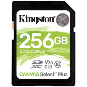 Карта пам'яті Kingston 256GB SDHC C10 UHS-I R100MB/s SDS2/256GB (1)