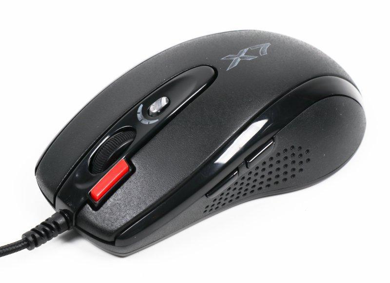 Мишка + килимок A4Tech X-710BK Black USB + A4Tech X7-200MP (2)