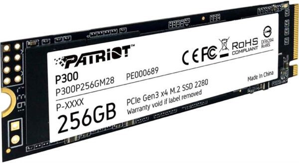 Накопичувач SSD Patriot P300 256GB M2 2280 PCIe (1)