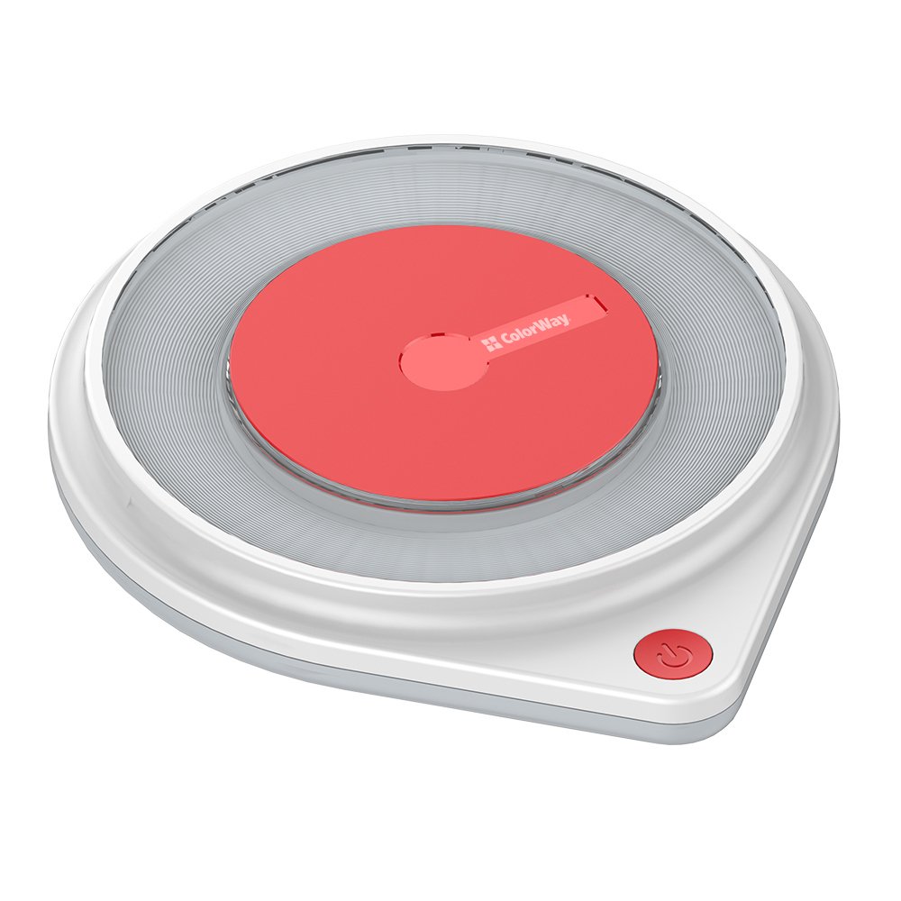 Безпровідний зарядний пристрій СolorWay Qi Fast Charger (10W)& LED bedside lamp (1)