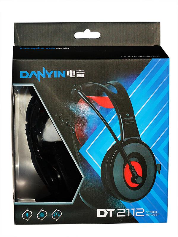 Гарнітура Somic Danyin DT-2112 Black/Red (3)