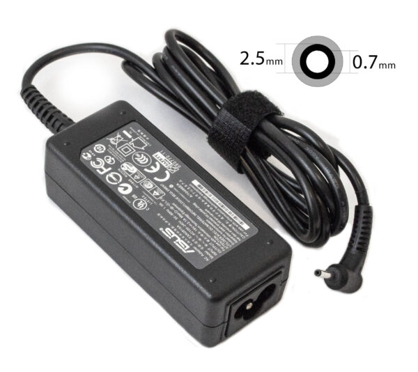 Блок живлення для ноутбука  Asus 19V 2.1A 40W 2.5x0.7мм без каб.пит. (AD103012) bulk (1)