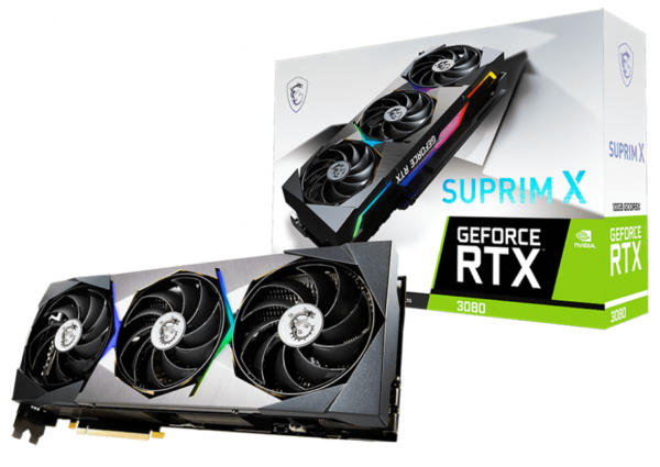 Відеокарта VC MSI GeForce RTX 3080 SUPRIM 10G LHR (RTX 3080 SUPRIM X 10G LHR) (1)
