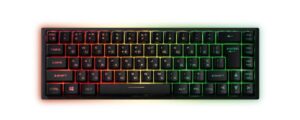 Клавіатура ігрова  2E GAMING KG360 RGB 68key WL Black Ukr 2E-KG360UBK (1)