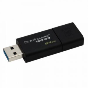Флешка  64GB USB 3.0 KINGSTON DataTraveler 100 Generation 3 (DT100G3/64GB) Black (2)