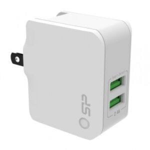 Зарядний пристрій USB Silicon Power (SP2A4ASYWC102PUW) 2 port x 2.4A White (2)