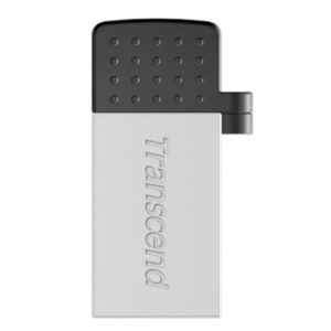 Флешка USB Flash 16Gb USB 2.0 Transcend JetFlash 380S OTG Silver Plating (1)