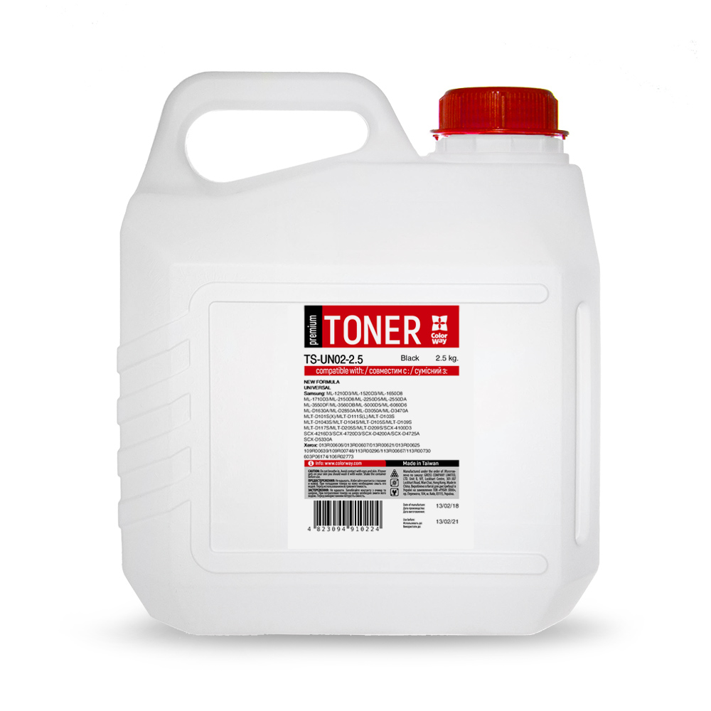 Тонер SAMSUNG Universal Premium 2.5кг ColorWay (TS-UN02-2.5) (1)