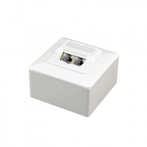 Розетка RJ45 x2 UTP 6e Cablexpert (MWS-2S6-01) (1)