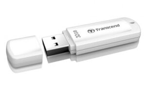 Флешка USB Flash 32Gb USB 2.0 Transcend JetFlash 370 White (1)