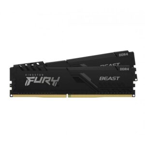 Оперативна пам'ять 16GB DDR4 PC4-24000 (3000MHz) Kingston Fury Beast Black (2x8GB) (KF432C16BBK2/16) (1)
