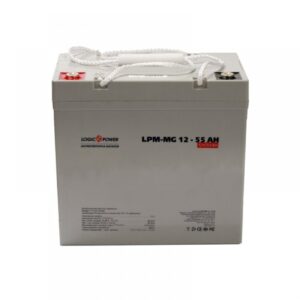 Акумуляторна батарея  LogicPower 12В 55 Aч (LP-MGL55) (1)
