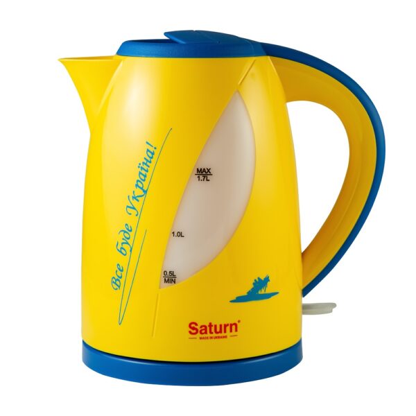 Електрочайник SATURN ST-EK8437U Yellow/Blue (1)