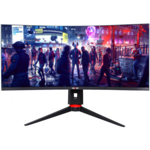Монітор QUBE 34" Overlord C34UQ144 Black (1)
