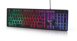 Клавіатура Gembird KB-UML-01-UA USB Black з підсвіткою (1)