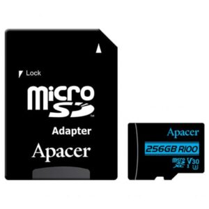 MicroSDHC 256GB Apacer Class 10 UHS-I U3 (AP256GMCSX10U7-R) + SD адаптер (1)