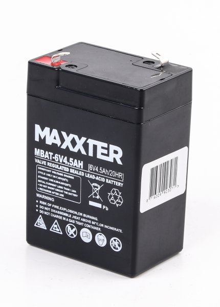 Акумуляторна батарея Maxxter MBAT-6V 4.5AH (1)
