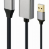 Перехідник 0.1m Cablexpert HDMI на 2хDisplayPort M/F (3)
