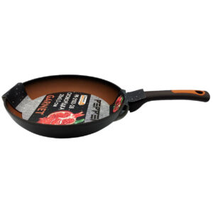 Сковорідка Pepper GARNET Greblon C3 20 см без кришки Чорна (PR-2103-20) (1)