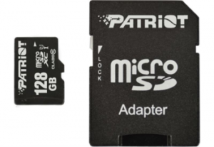 MicroSDXC 128GB Patriot Class 10 UHS-I (PSF128GMCSDXC10) + SD-adapter (1)