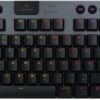 Клавіатура Logitech G915 TKL Lightspeed Wireless RGB Mechanical Carbon Clicky Switch (920-009537) (4)