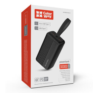 Внешний аккумулятор (Power Bank) Colorway 30000mAh High-power 2
