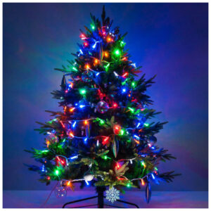 Світлодіодна гірлянда СolorWay LED 200 20м (8 функцій) різнобарвна 220V (1)