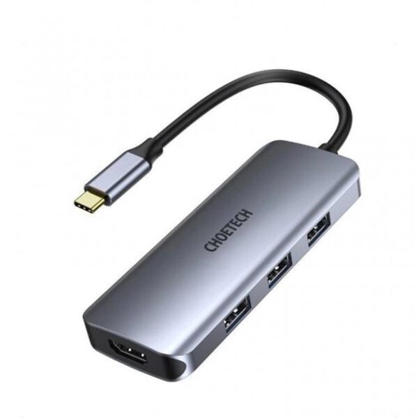 USB концентратор (Hub) 3.0 Choetech 7-в-1 (HUB-M19-GY)