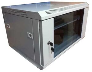 Шафа настінна Hypernet 4U 19" 600x300 (WMNC-30-4U-FLAT-AC)