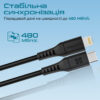 Кабель 1.2m Type-C / Lightning Promate (POWERLINK-120.BLACK) Black (5)