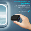 Зарядний пристрій Promate BIPLUG-2 1C+1U Black 17W (3)