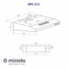 Витяжка MINOLA HPL 512 IV