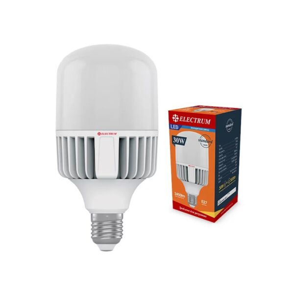 LED E27 30W 4000K 2450lm Electrum (A-LP-1947) LP-30М