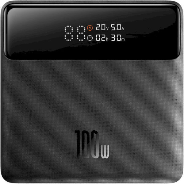 Зовнішній акумулятор (Power Bank) Baseus Blade HD Edition Digital Display 100W 20000mAh Black