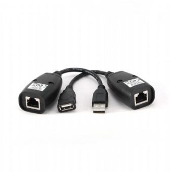 Подовжувач USB2.0 RJ45 Cablexpert до 50м