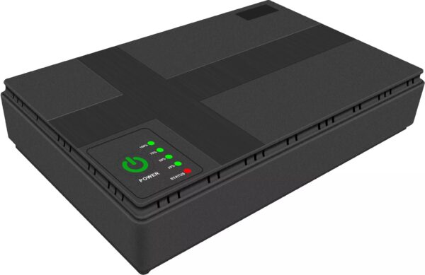 ДБЖ для роутерів Mini Smart Portable UPS 10400 mAh  DC 5V/9V/12V/POE Чорний