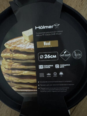 Сковорідка Holmer Lagoon 28 см WOK кована без кришки Чорна (WK-22628-FAB) (1)
