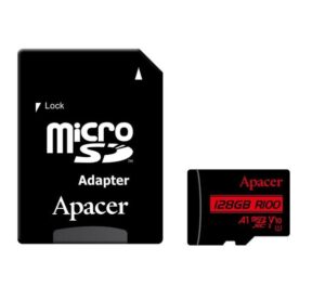 MicroSDXC 128GB Apacer Class 10 UHS-I V10 A1 (AP128GMCSX10UB-R)