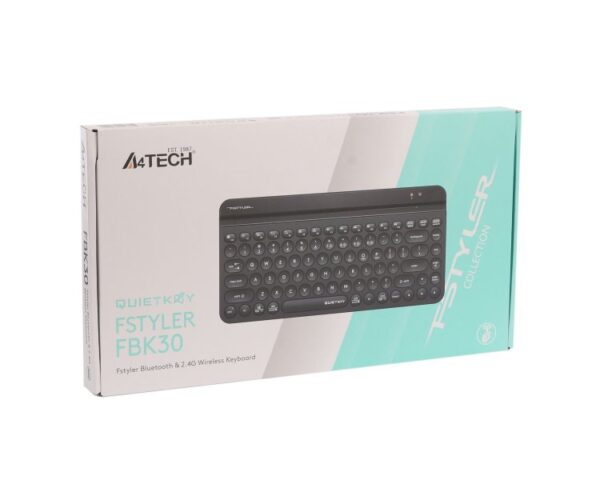Клавіатура бездротова A4Tech Fstyler FBK30 Black (1)