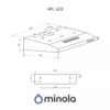 Витяжка MINOLA HPL 633 BR