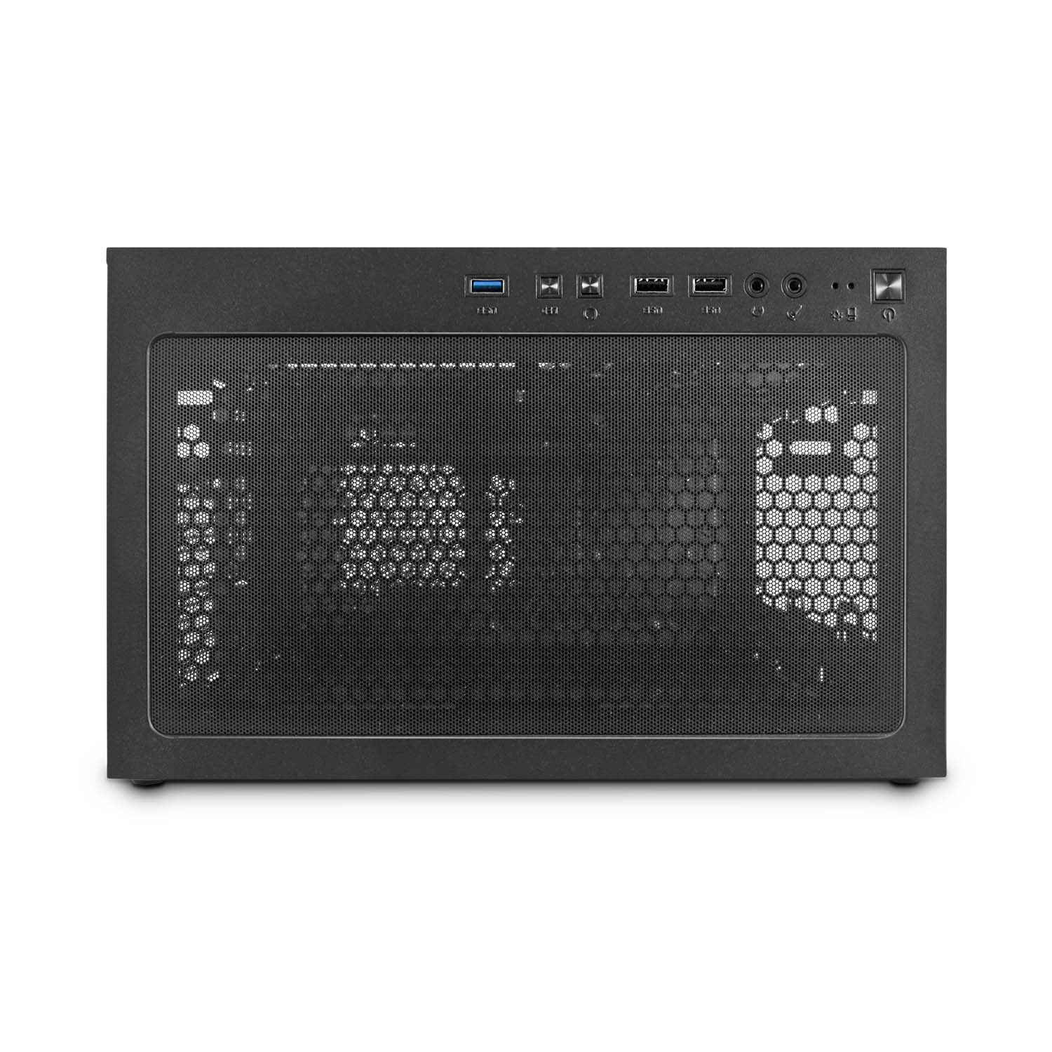 Корпус 1stPlayer X4-M-BK-2F1P-1F1 Black без БЖ (2)
