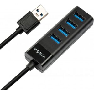 USB концентратор (Hub) 3.0 Vinga VHA3A4 Black