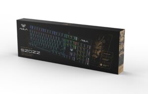 Клавіатура Aula S2022 KRGD Blue Hot-Swap USB UA Black (6948391202235) (1)